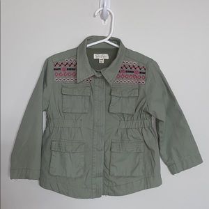 Jessica Simpson Khaki Green Utility Jacket